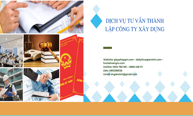 Thành lập công ty vật liệu xây dựng đúng luật tại Quận Cái Răng