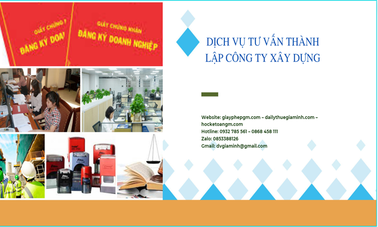 Thành lập công ty vật liệu xây dựng đúng luật tại Quận Thốt Nốt