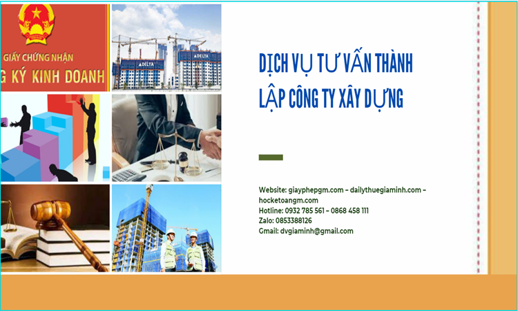 Thành lập công ty vật liệu xây dựng đúng luật tại Quảng Trị