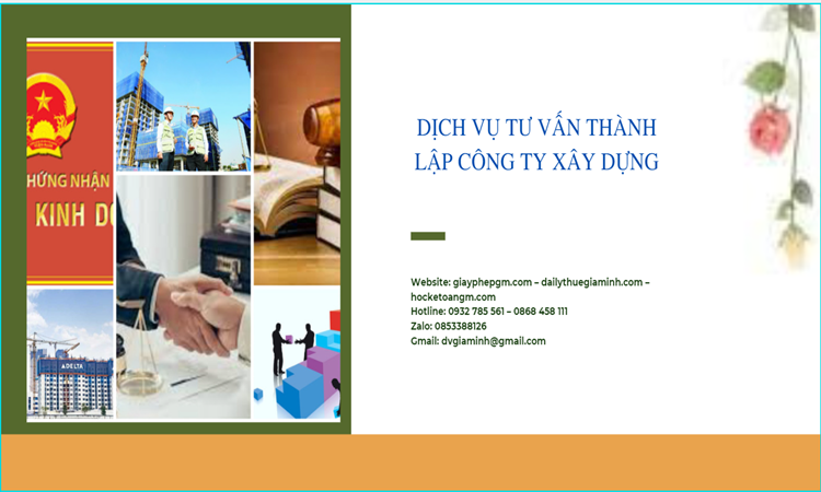 Thành lập công ty vật liệu xây dựng đúng luật tại TP Đà Nẵng