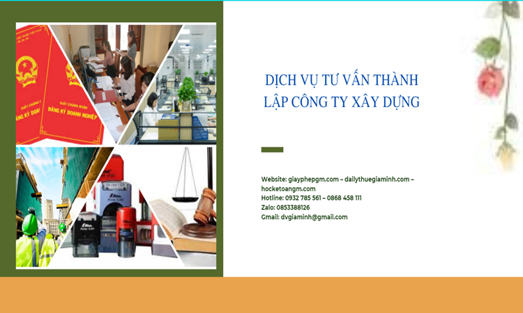Thành lập công ty vật liệu xây dựng đúng luật tại Vĩnh Long