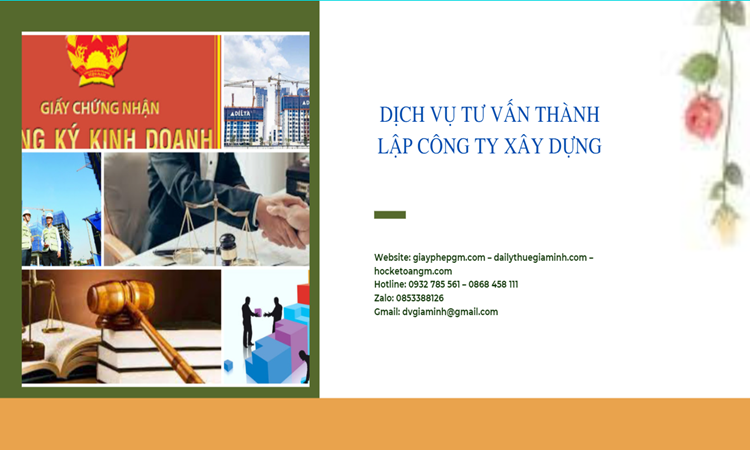Thành lập công ty vật liệu xây dựng đúng luật tại Vũng Tàu