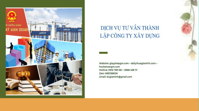 Thành lập công ty vật liệu xây dựng đúng luật tại Yên Bái