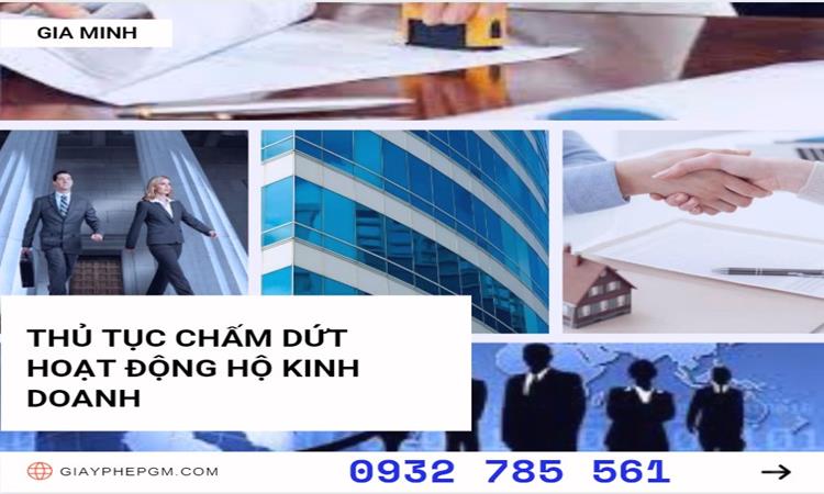 Thủ tục chấm dứt hoạt động hộ kinh doanh cá thể 