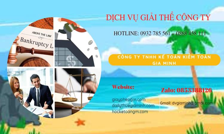 Thủ tục giải thể công ty tại Bắc Kạn