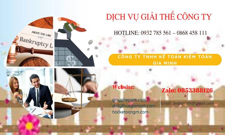 Thủ tục giải thể công ty tại Bắc Ninh