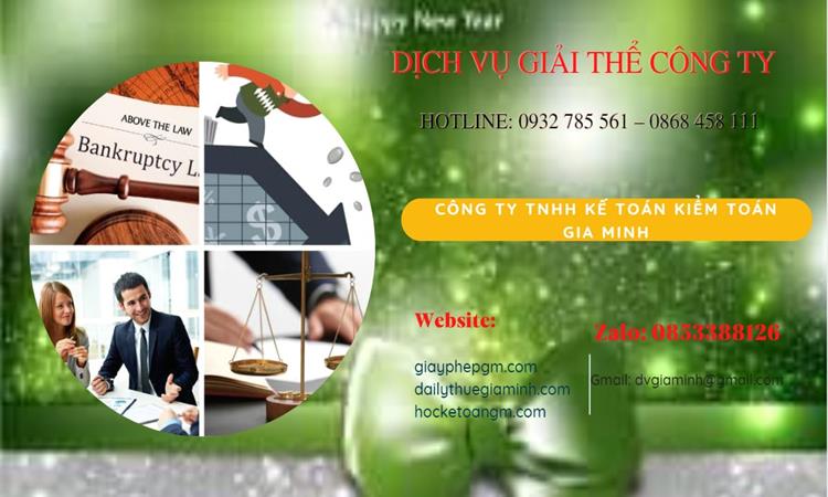 Thủ tục giải thể công ty tại Bình Dương