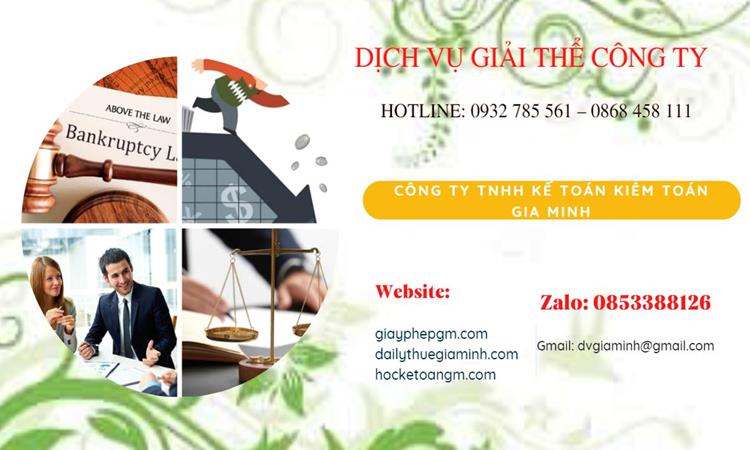 Thủ tục giải thể công ty tại Bình Thuận