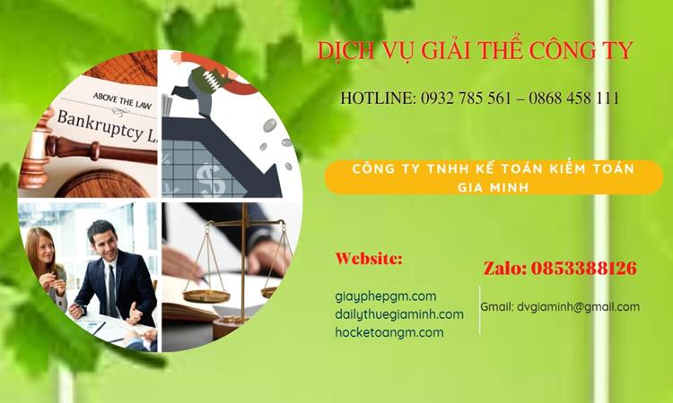 Thủ tục giải thể công ty tại Đắk Nông