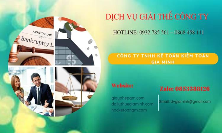 Thủ tục giải thể công ty tại Hà Giang