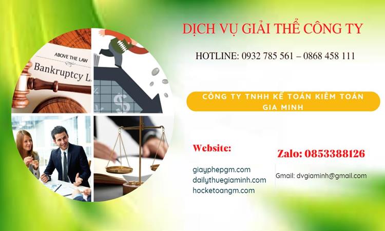 Thủ tục giải thể công ty tại Hà Nam