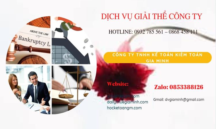Thủ tục giải thể công ty tại Hà Nội