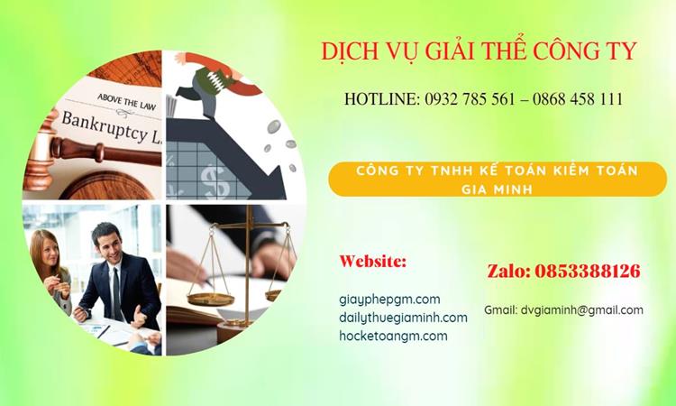 Thủ tục giải thể công ty tại Hà Tĩnh