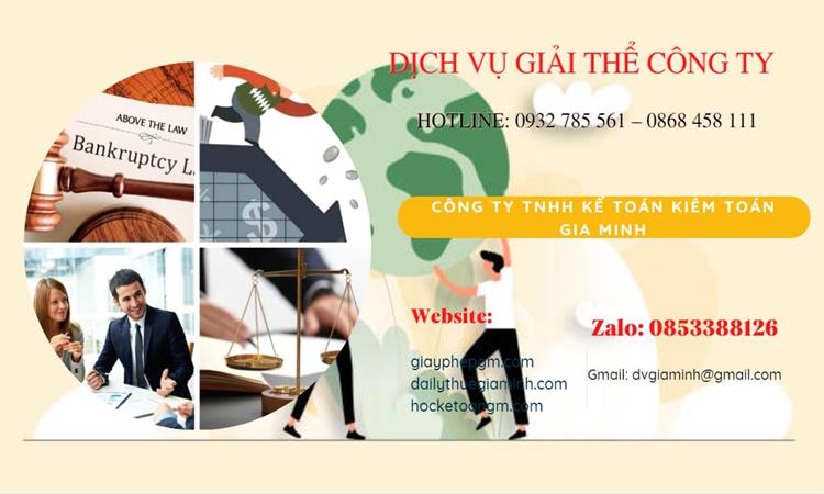 THỦ TỤC GIẢI THỂ CÔNG TY TẠI HÒA BÌNH CHUYÊN NGHIỆP NHANH 4 Thủ tục giải thể công ty tại Hòa Bình