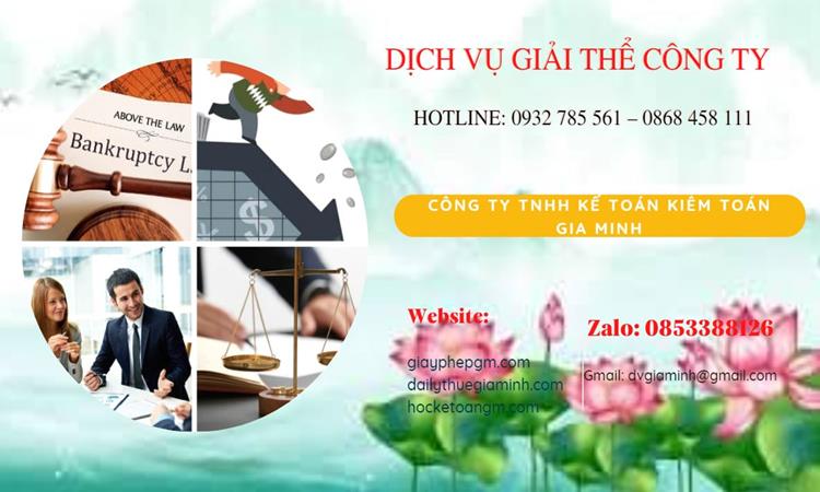 Thủ tục giải thể công ty tại Huyện Chương Mỹ