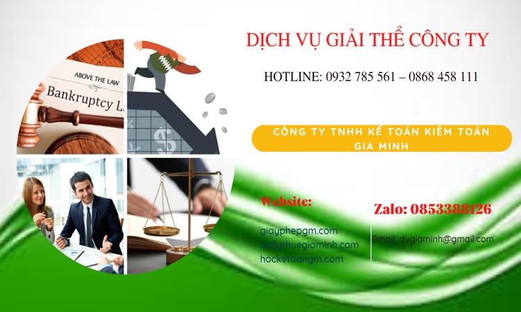 Thủ tục giải thể công ty tại Huyện Đan Phượng