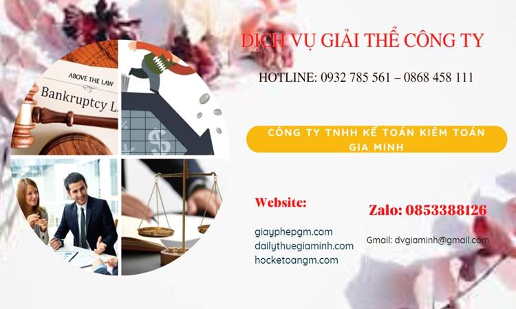 Thủ tục giải thể công ty tại Huyện Hoài Đức