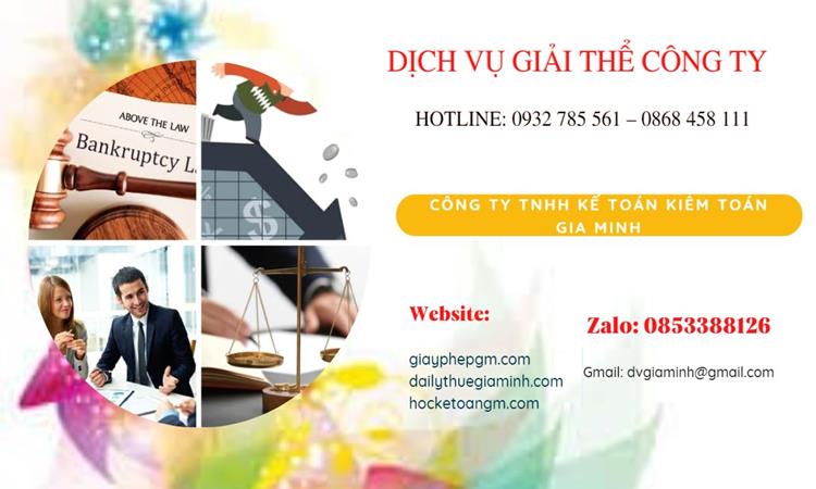 Thủ tục giải thể công ty tại Huyện Khoái Châu