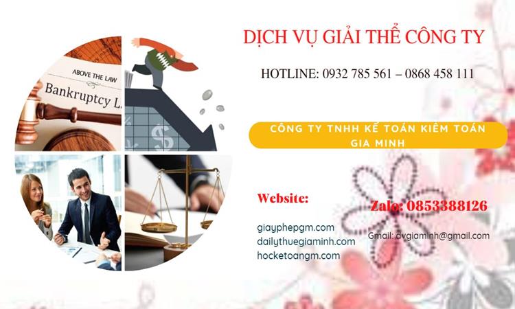 Thủ tục giải thể công ty tại Huyện Kim Động