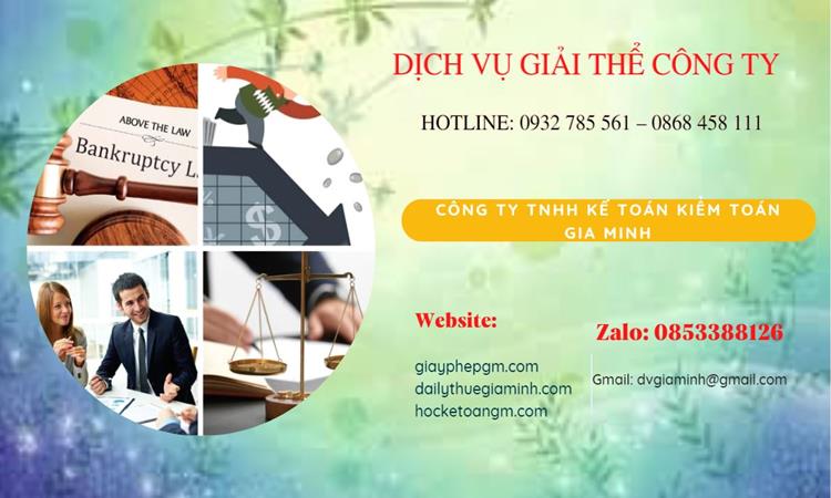 THỦ TỤC GIẢI THỂ CÔNG TY TẠI HUYỆN THANH LIÊM CHUYÊN NGHIỆP NHANH 2025 4 Thủ tục giải thể công ty tại Huyện Thanh Liêm
