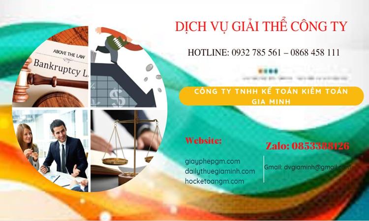 Thủ tục giải thể công ty tại Ninh Thuận