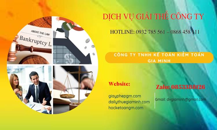 Thủ tục giải thể công ty tại Phú Thọ