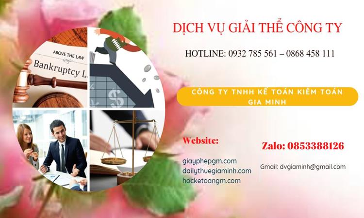 Thủ tục giải thể công ty tại Quận 2