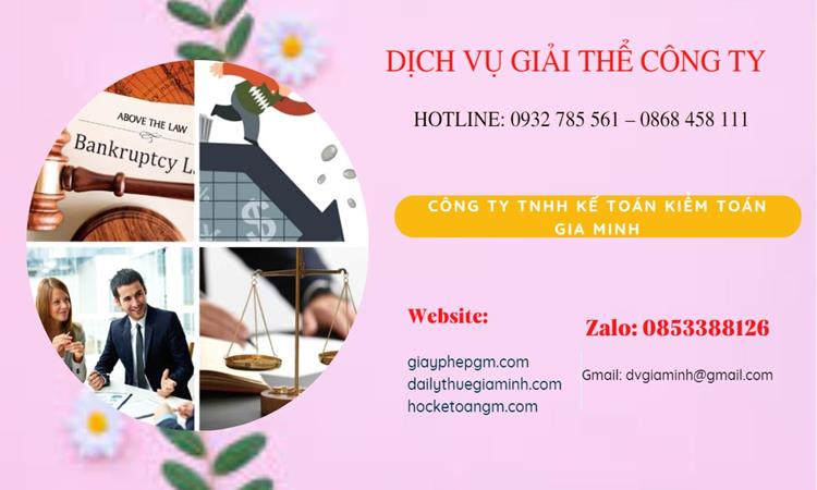 Thủ tục giải thể công ty tại Quận Bắc Từ Liêm