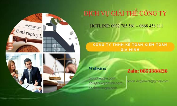Thủ tục giải thể công ty tại Quận Gò Vấp