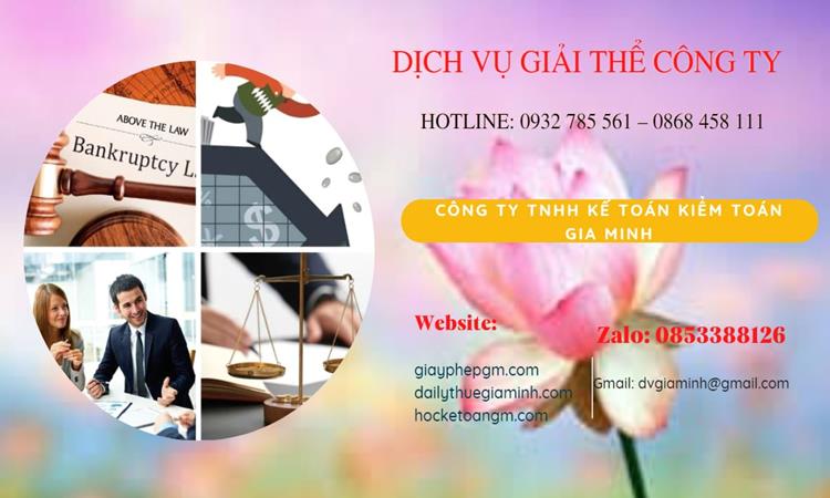 Thủ tục giải thể công ty tại Quận Phú Nhuận
