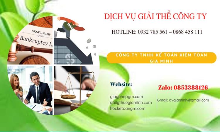 Thủ tục giải thể công ty tại Quận Tân Bình