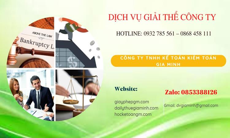 Thủ tục giải thể công ty tại Quận Thủ Đức