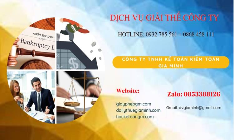 THỦ TỤC GIẢI THỂ CÔNG TY TẠI SƠN LA CHUYÊN NGHIỆP NHANH 4 Thủ tục giải thể công ty tại Sơn La