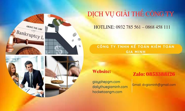 Thủ tục giải thể công ty tại Thanh Hóa