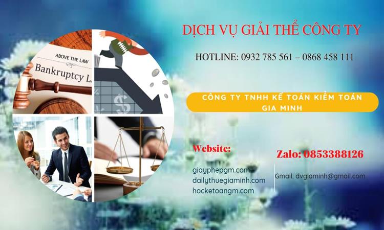 Thủ tục giải thể công ty tại Thành Phố Thủ Đức