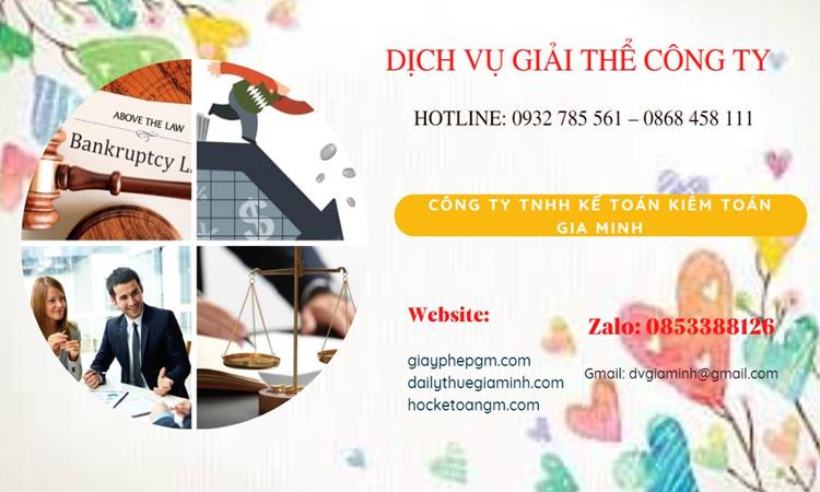 Thủ tục giải thể công ty tại Thị Xã Duy TIên