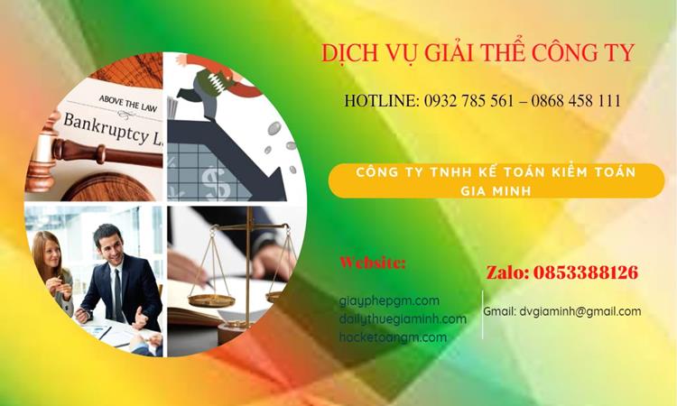 Thủ tục giải thể công ty tại Thừa Thiên Huế
