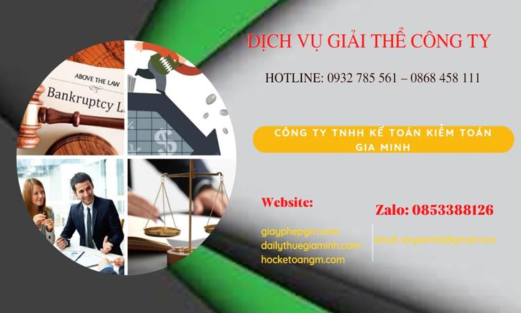 THỦ TỤC GIẢI THỂ CÔNG TY TẠI TP HÀ NỘI CHUYÊN NGHIỆP NHANH 4 Thủ tục giải thể công ty tại TP Hà Nội