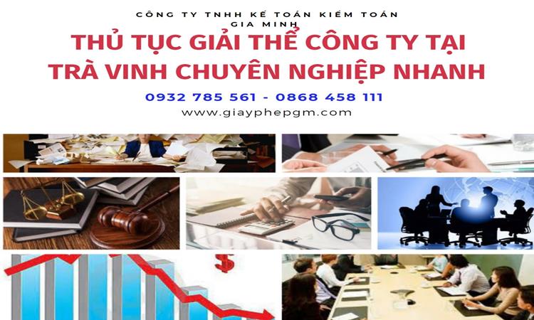 THỦ TỤC GIẢI THỂ CÔNG TY TẠI TRÀ VINH CHUYÊN NGHIỆP NHANH 1 Thủ tục giải thể công ty tại Trà Vinh