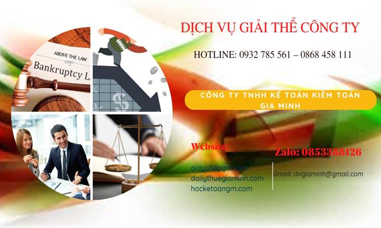 THỦ TỤC GIẢI THỂ CÔNG TY TẠI TT HUẾ CHUYÊN NGHIỆP NHANH 4 Thủ tục giải thể công ty tại TT Huế