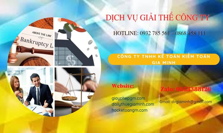 Thủ tục giải thể công ty tại Vĩnh Phúc chuyên nghiệp, nhanh chóng trọn gói 3 Thủ tục giải thể công ty tại Vĩnh Phúc