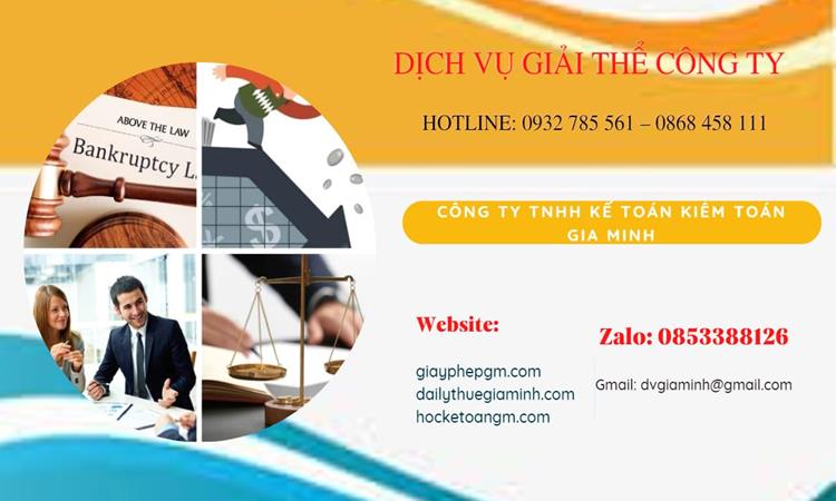 Thủ tục giải thể công ty tại Yên Bái