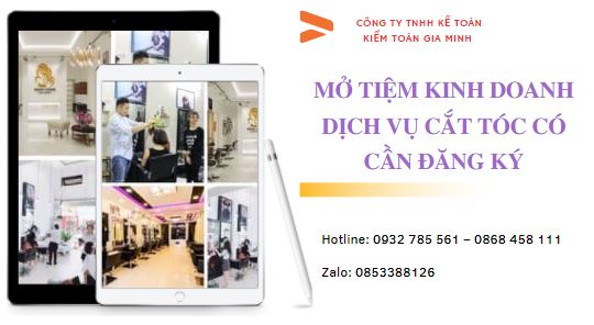 Mở tiệm kinh doanh dịch vụ cắt tóc có cần đăng ký 4 Thủ tục kinh doanh dịch vụ cắt tóc có cần đăng ký