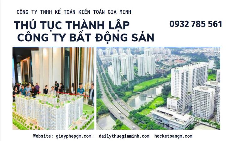 Thủ tục thành lập công ty bất động sản tại Bắc Ninh