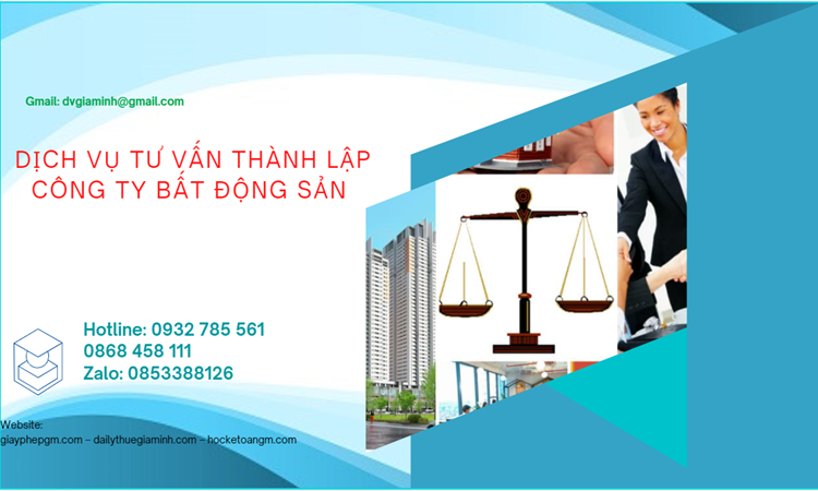 Thủ tục thành lập công ty bất động sản tại Đà Nẵng
