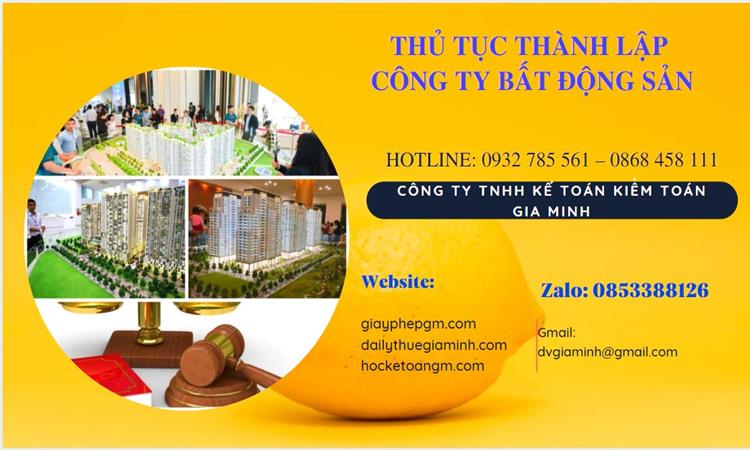 Thủ tục thành lập công ty bất động sản tại Hải Dương