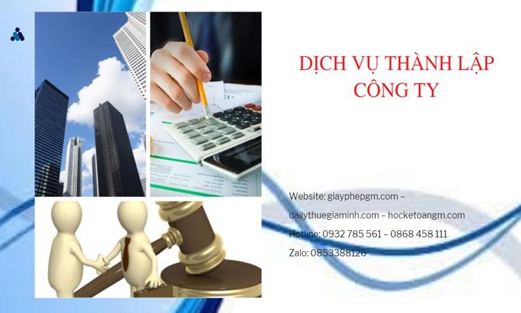 Thủ tục thành lập công ty bất động sản tại Huyện Bình Chánh