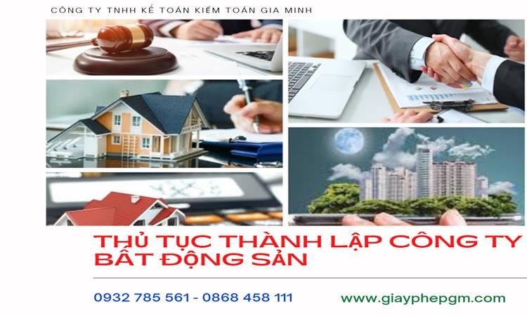 Thủ tục thành lập công ty bất động sản tại Huyện Khoái Châu