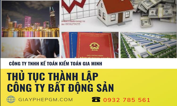 Thủ tục thành lập công ty bất động sản tại Huyện Phù Cừ