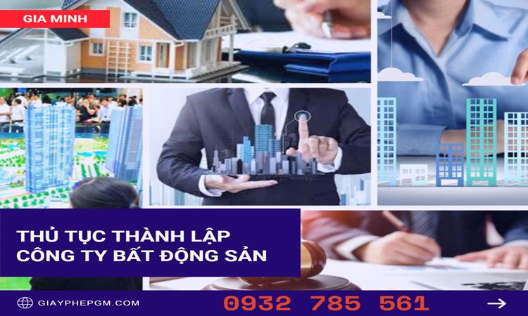 Thủ tục thành lập công ty bất động sản tại Huyện Văn Lâm